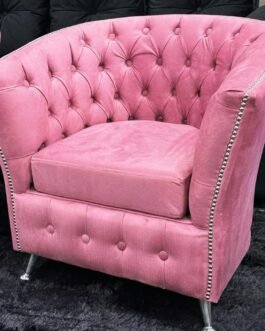 Conrad Simple con Capitone + Tachas + Patas de aluminio solo Pana Poch